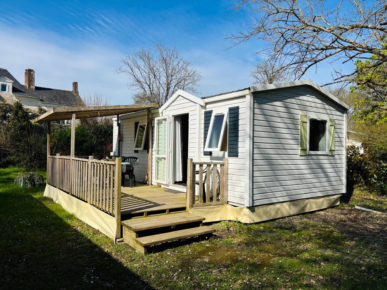 Location mobil-home standard 2 chambres - camping pause loire Nantes