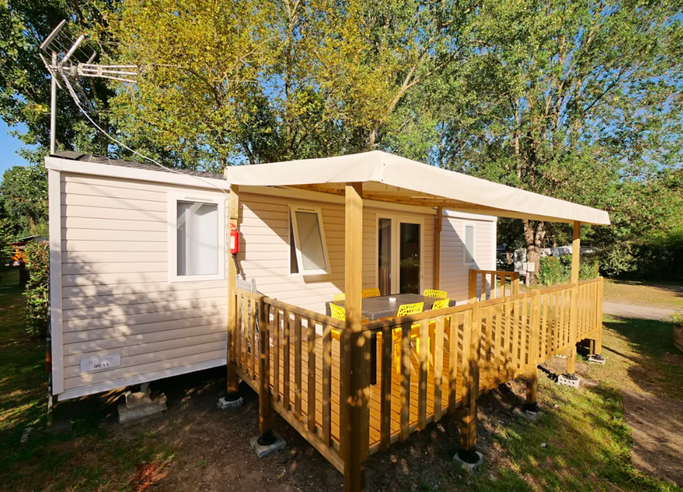 Location mobil home confort 3 chambres - camping Pause Loire - Nantes